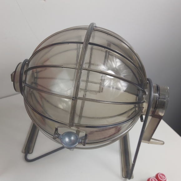 Vintage Pressman Bingo Game Plastic Cage - Picture 5 of 12